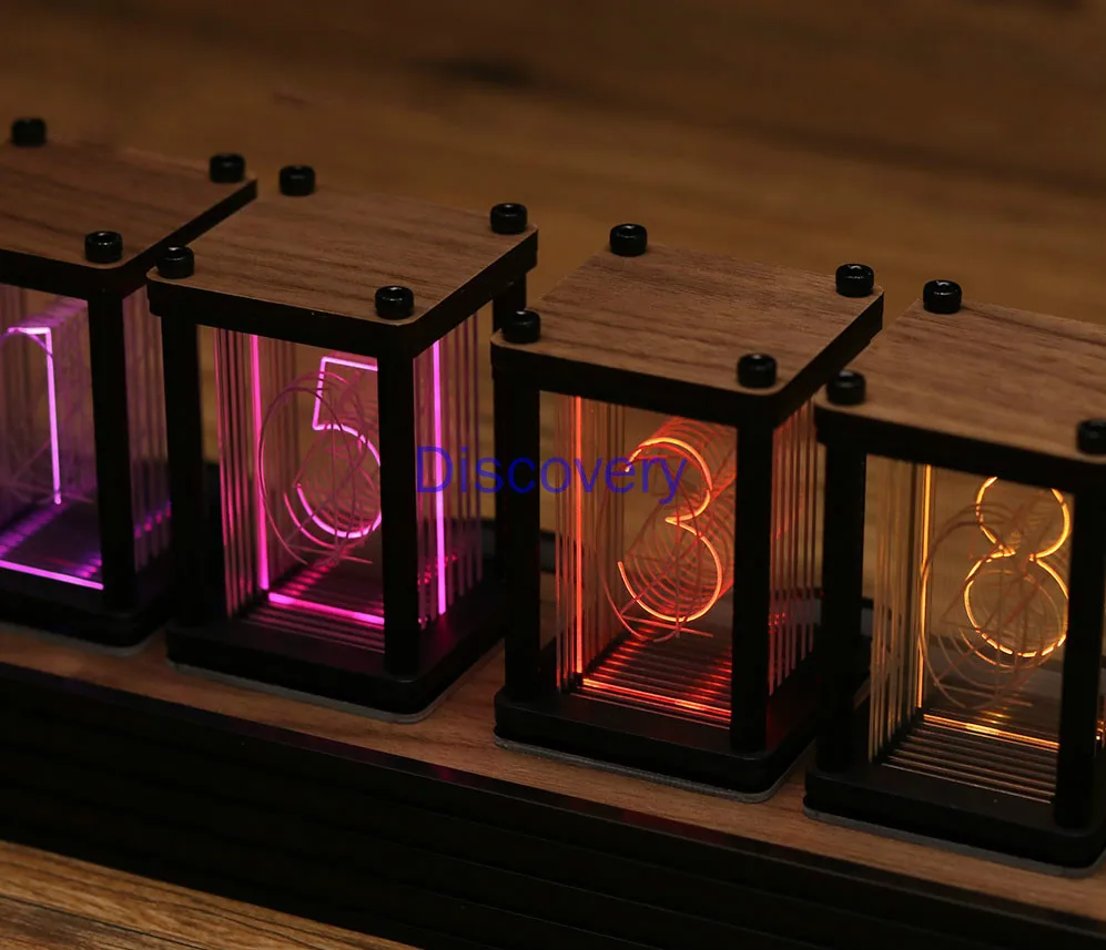 RGB Pseudo Glow Tube Clock Nixie Tube DIY Kit LED