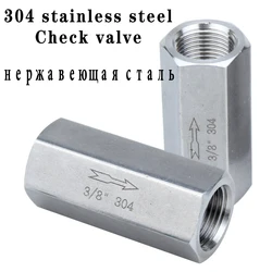 304 stainless steel pneumatic connector check valve water pipe water pump seal G thread 1/8