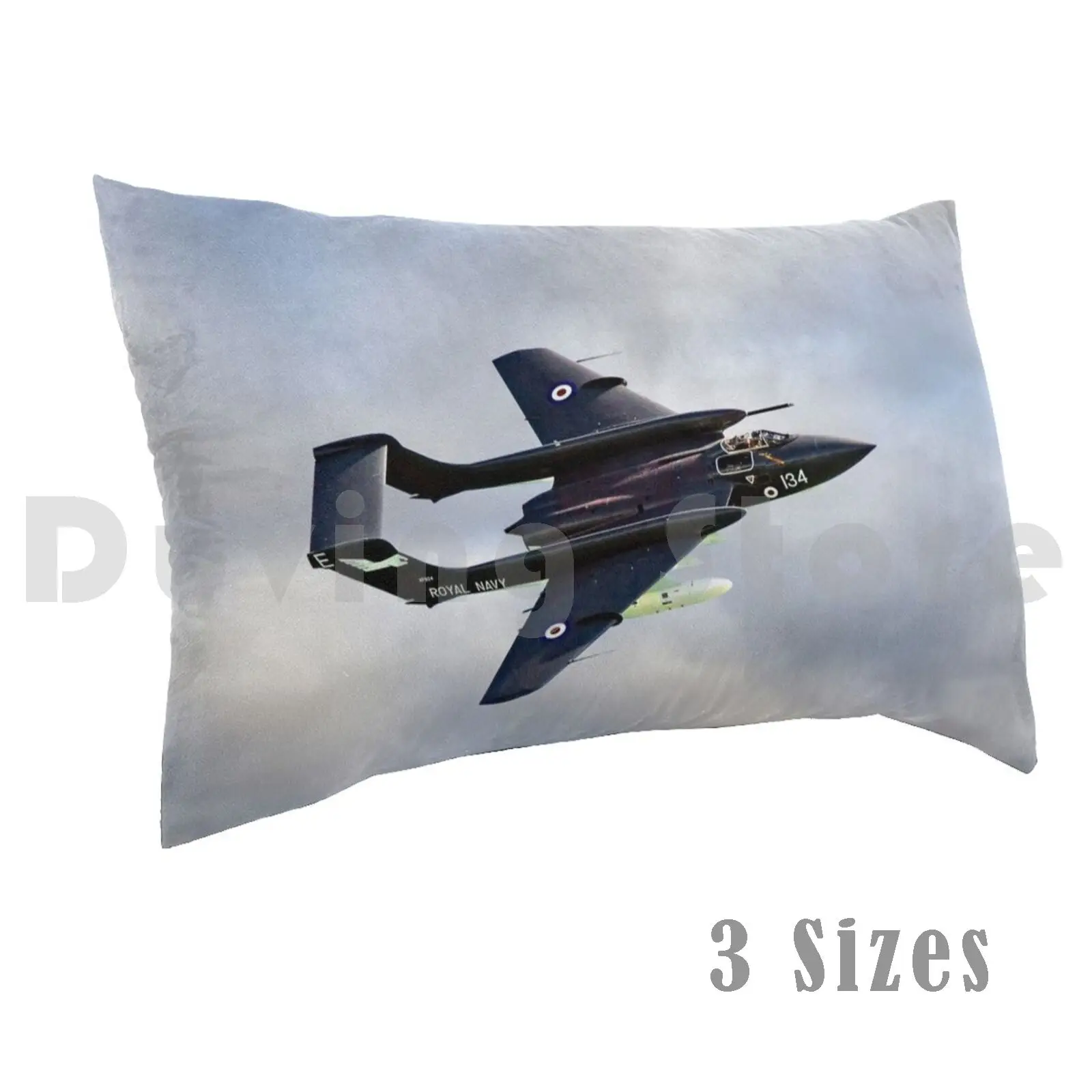 Sea Vixen Pillow case De Havilland Sea Vixen Fleet Air Arm Carrier Ark Royal Hms Ark Royal Hms