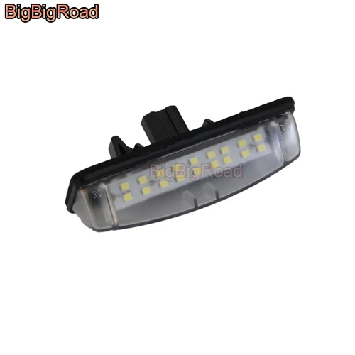 Imagen 2 del producto BigBigRoad-luces de matrícula de coche, luz de marco de número para Mitsubishi Nativa Challenger Pajero Sport / Pajero Montero Sport