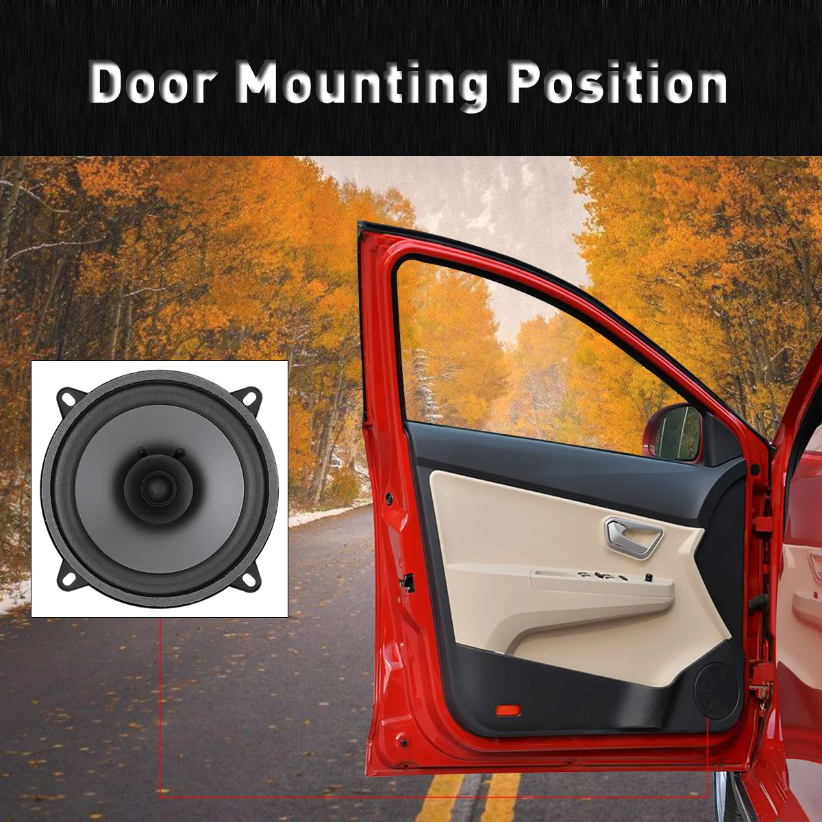 1 piece Car Stereo Speakers 4 5 6 Inch Hifi Coaxial Automotive Speaker 300W 400W 500W Full Frequency Audio Music Loudspeaker