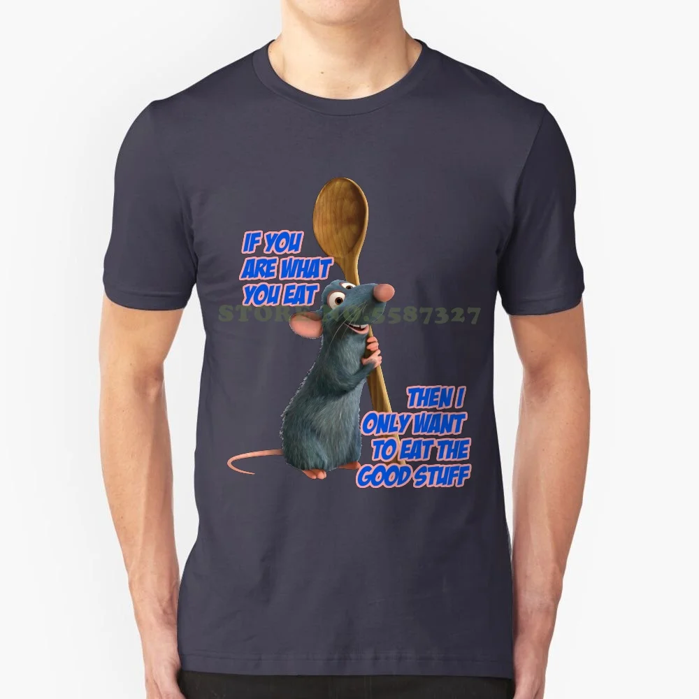 Remy From Ratatouille Graphic Custom Funny Hot Sale Tshirt Remy Ratatouille Rat Mouse Cook Chef Linguini Colette Quote Line You