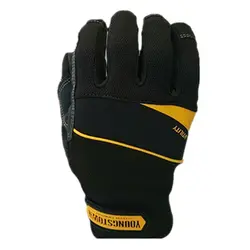 Guantes de trabajo antideslizantes de alta calidad, resistentes a los pinchazos, Extra duraderos, genuinos, (M/L/XL/XXL, negro)