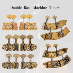 NAOMI Doppel Bass Tuning Pegs Tuner Set Dual Tuner Platte/Einzel Tuner/Deutsch Stil Bass Tuner Kontrabass Maschine kopf