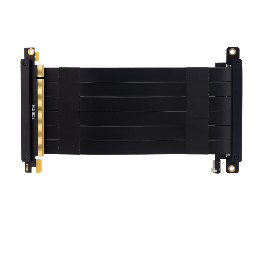 185mm PCIe 16x 라이저 케이블, PCI Express 3.0x16 라이저 ITX A4 미니 섀시 용 듀얼 리버스, 플렉시블 고속 GPU 익스텐더