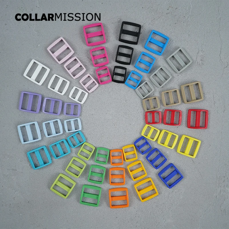 20pcs/lot  high quality colorful spray paint plastic buckle Tri-Gild accessories suitable for backpack with pet collar holder