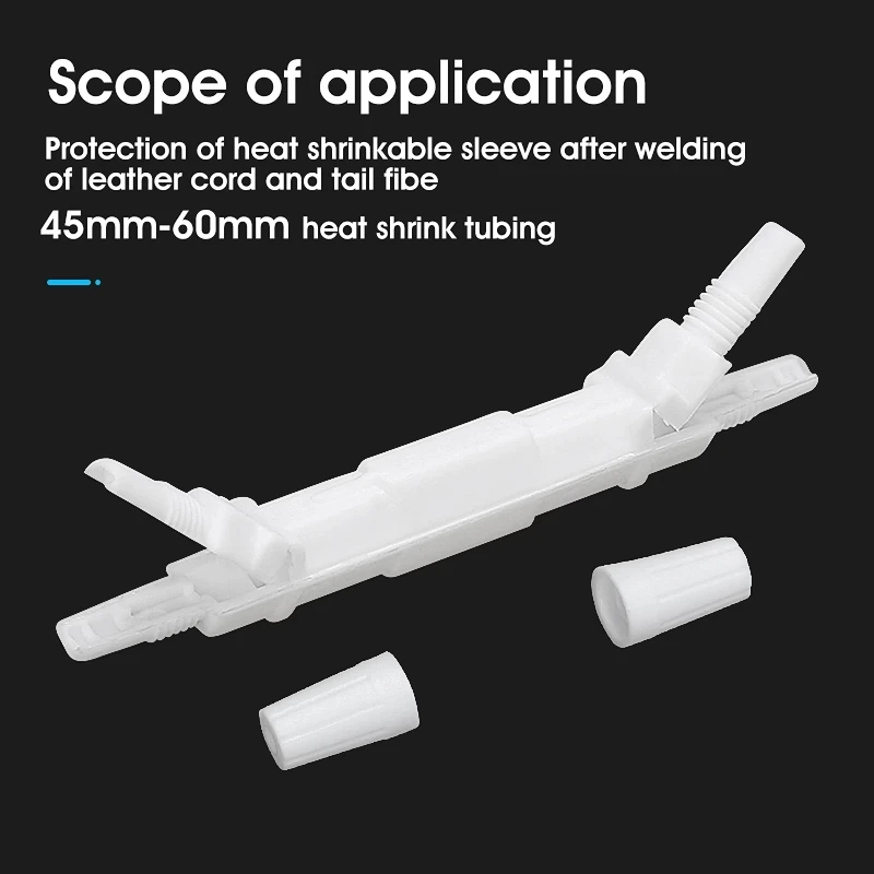 Caja de protección de fibra óptica, tubo redondo pequeño, Tubo termorretráctil para proteger la bandeja de empalme de fibra, 50/100/200 Uds.