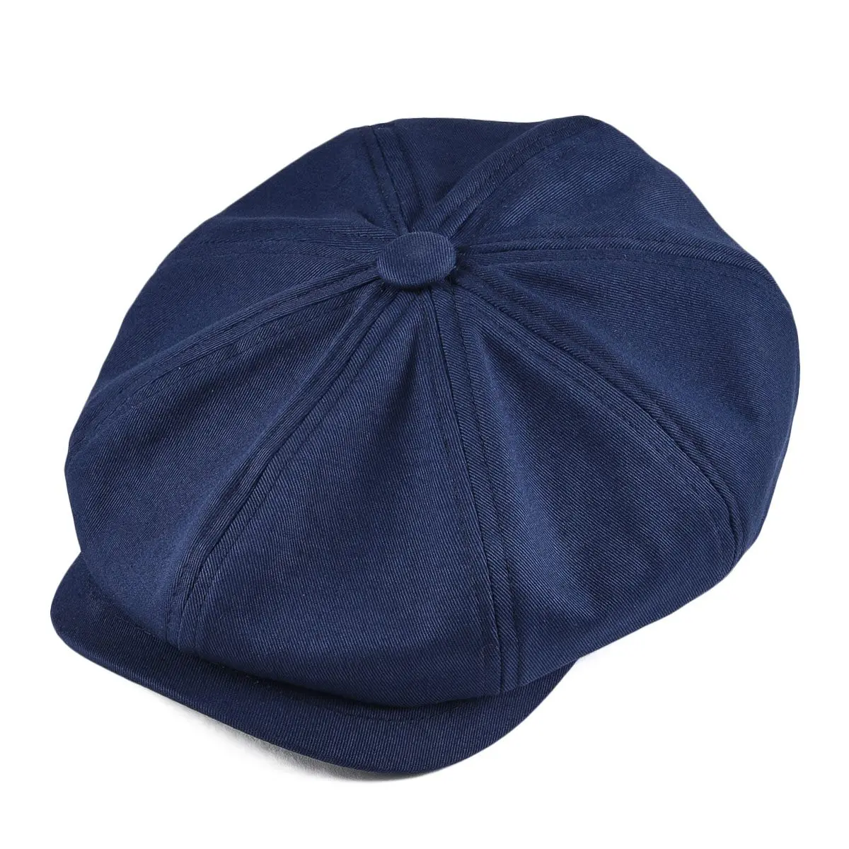 BOTVELA-Gorra de sarga de algodón para hombre y mujer, sombrero de ocho paneles, estilo Retro, grande, Boina verde