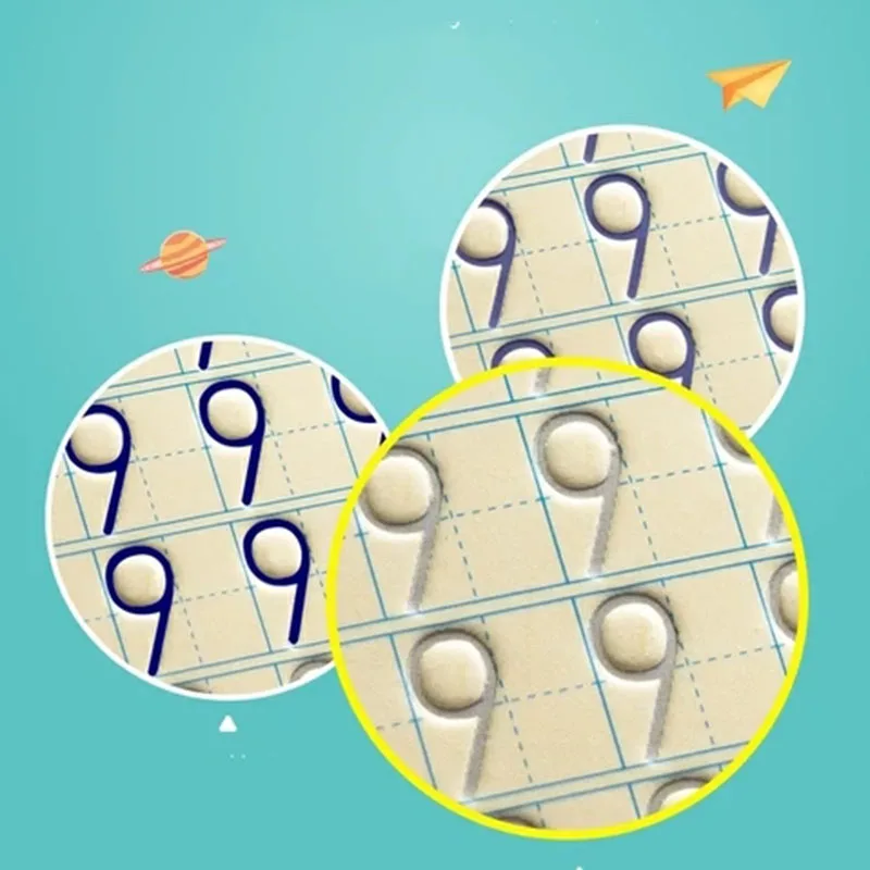 2021 New Magic Calligraphy That Can Be Reused Handwriting Copybook Set for Kid Calligraphic Letter Writing for School