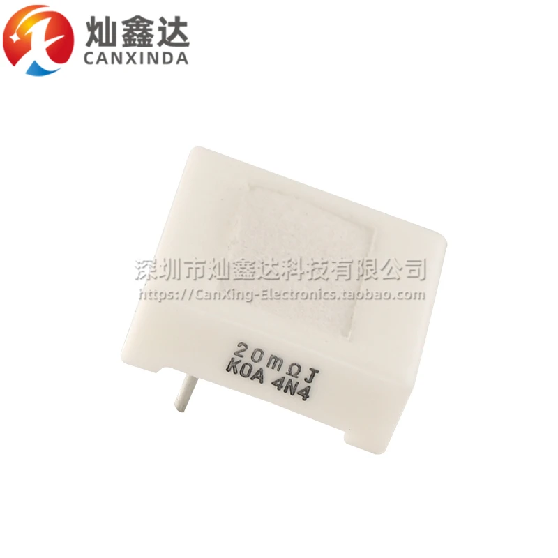 10 peças/bpr58 importado novo 0.02 ohm 20mΩj +-5% placa de metal resistor de cimento não indutivo de alta precisão