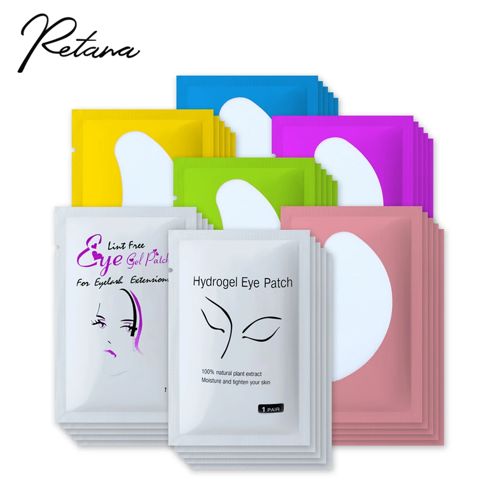 50/100Eyelash Extension Patch Grafted Eyelash Extension Paper Patch Under The Eye Pad Without Downy Hydrating Eye Paper Patch