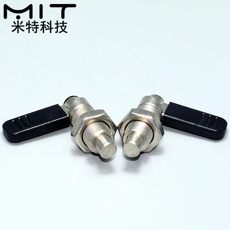 factory outlet 1pcs Lever type Indexing plungers, Spring screw with pin, 180° position type. Lock pin Fine thread M10M12M16M20