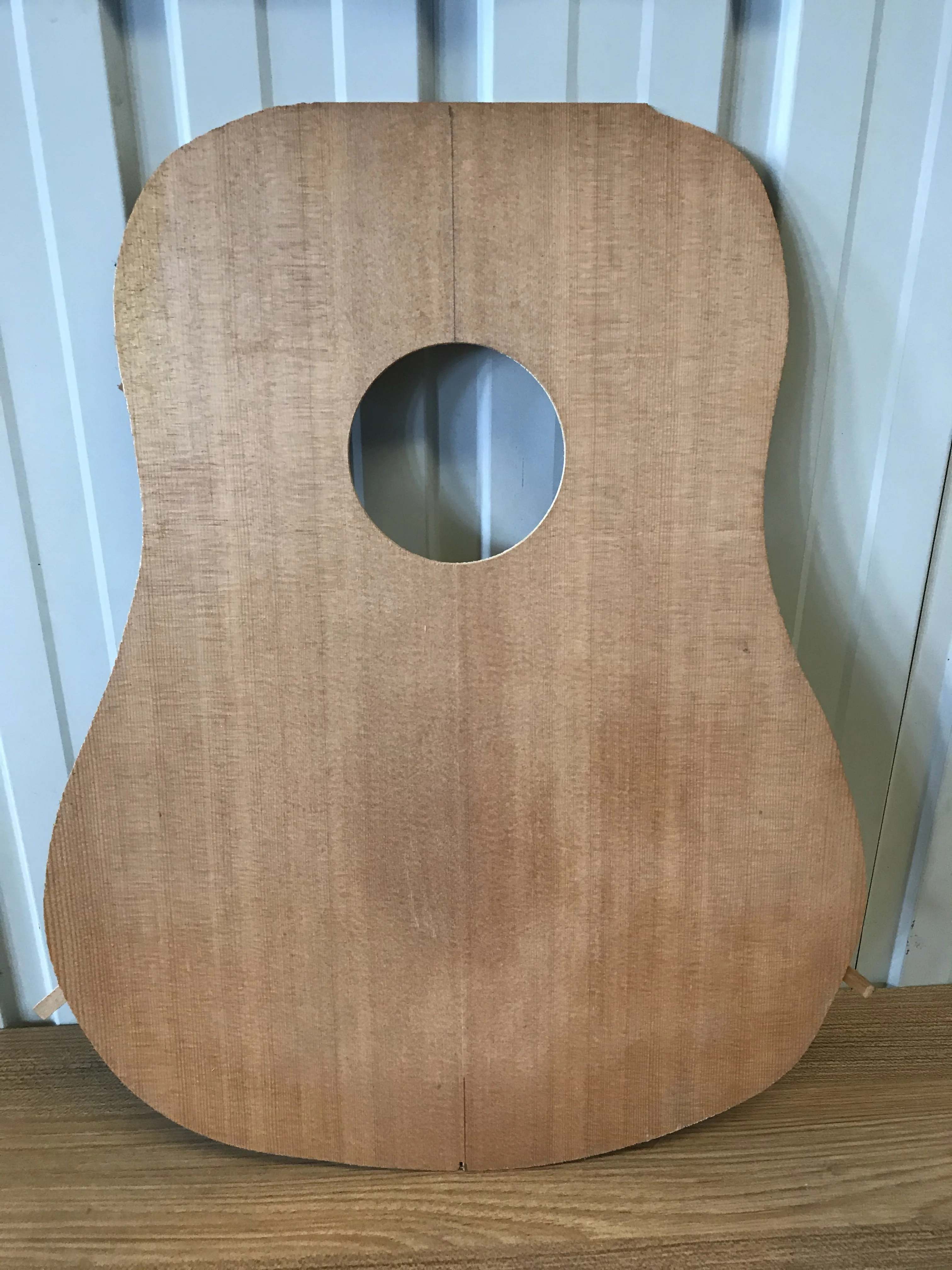 Spruce Panel Plywood with Brace Wood Kit, 41 Inch Acoustic Guitar, Luthier Tools Material, High Quality, 1 Pc