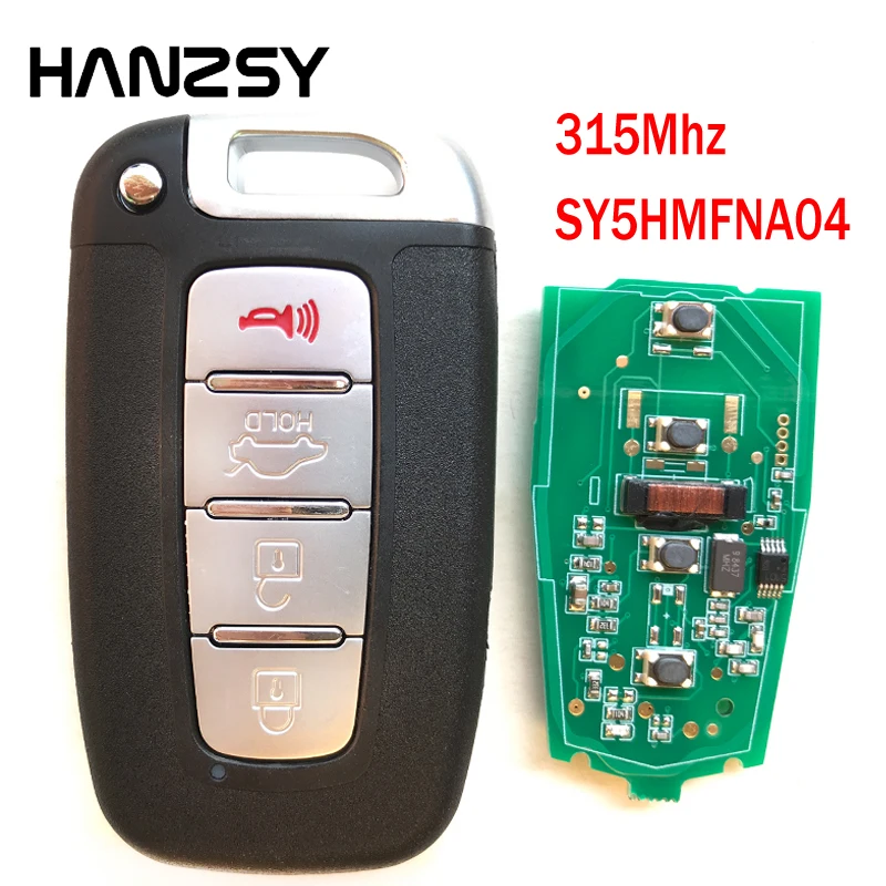 4 Button 315Mhz Smart Key For HYUNDAI Elantra Genesis Veloster Equus Tucson Sonata Azera 2009 2010 2011 2012 2013 2014 2015