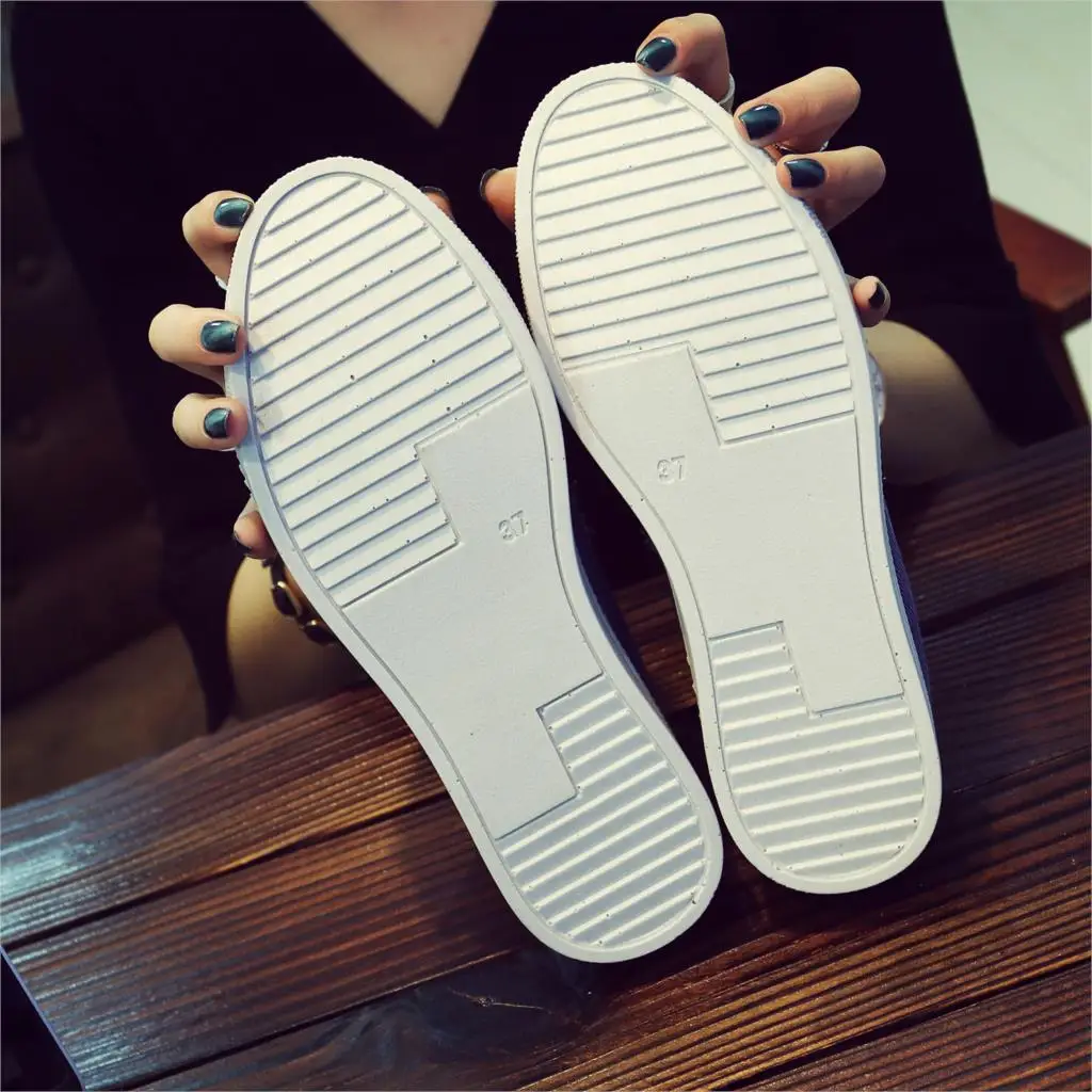 Women Denim Shoes  Walking  Canvas Shoes Patchwork  Brand Trend Lovely GirlsThick Heel Sneakers Designer Running Platform New