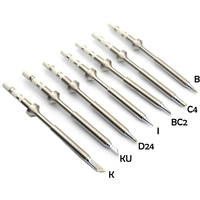 TS100 Mini Portable Digital Soldering Iron Tip Replacement Bit Head model B2 BC2 C4 D24 K I Ku ILS B