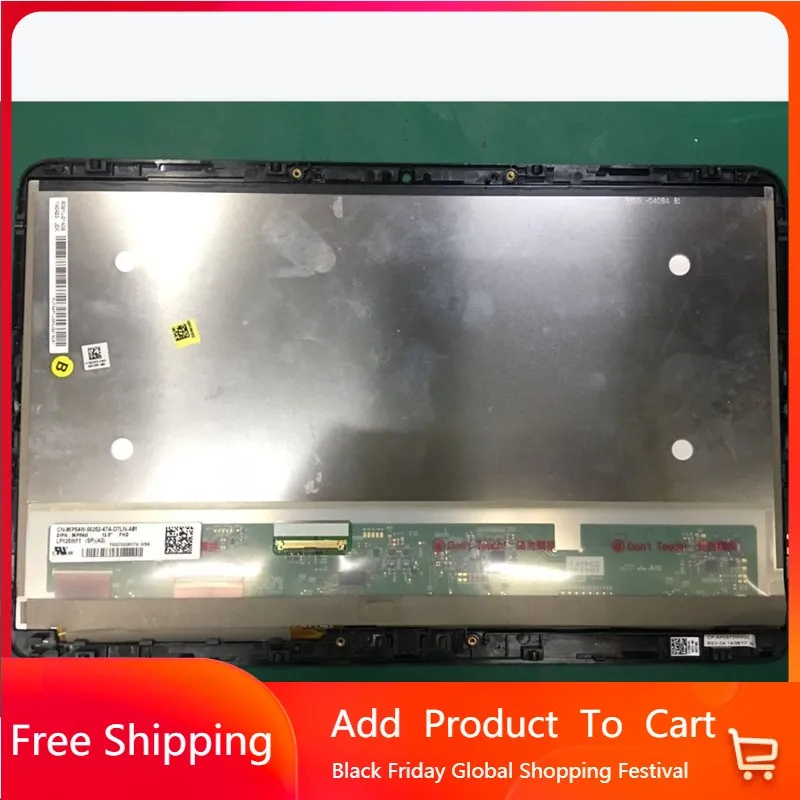 

12. 12.5 inch LCD Screen for Dell XPS 12 9Q33 FHD LP125WF1-SPA3 Touch Digitizer Assembly Display