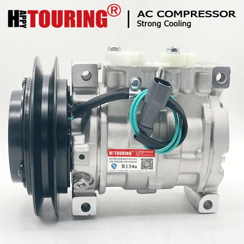 10S13C AC Conditioner Compressor for HINO RANGER 238 258 268 338 7.7L TRUCK 88310E0110 447220-4442 447180-2910 88310-1740