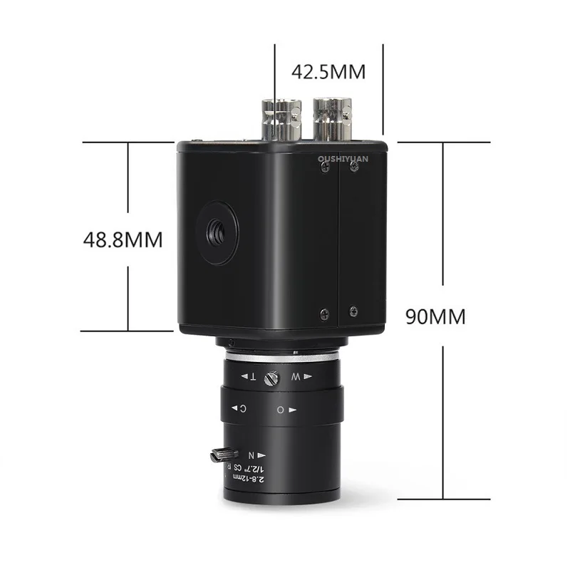 Industrial CCTV HD-SDI 2.0MP 1080P Zoom Lens 2.8-12mm Security Box Mini Broadcast SDI Camera