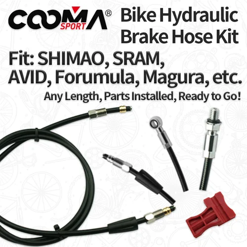 Imagen 2 del producto Manguera de freno hidráulico de bicicleta y aguja, Conector de oliva, inserto Banjo para SHIMANO AVID SRAM FORMULA Magura