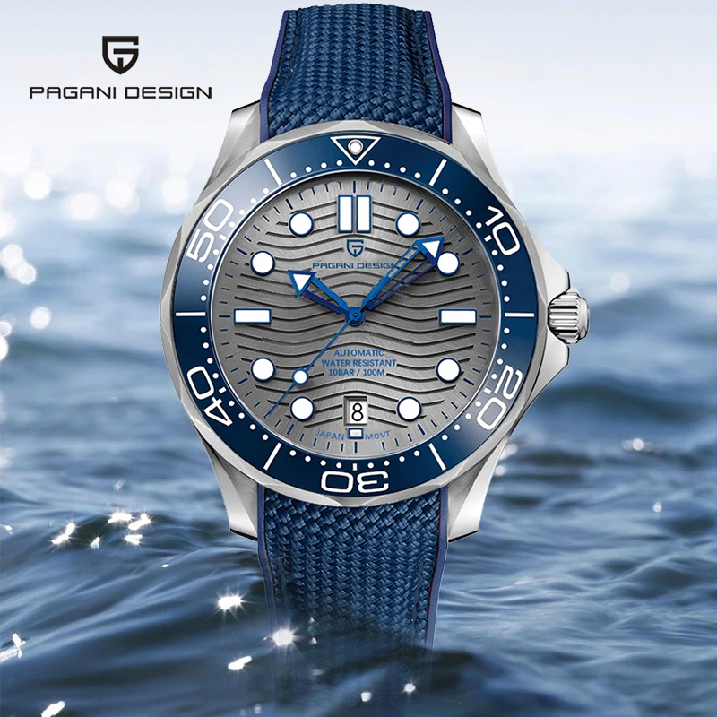 2023 PAGANI Design Automatic Mechanical Watch Military Supplemental Sports 007 NH35A Men Watch Bracelet Accessories Waterproof