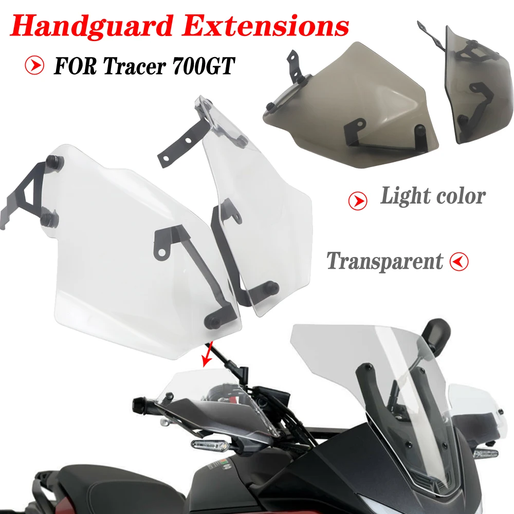 Handguard Extensions Hand Wind shield Protector Guard FOR TRACER700 Tracer 700 Tracer 7 GT 2020 2021