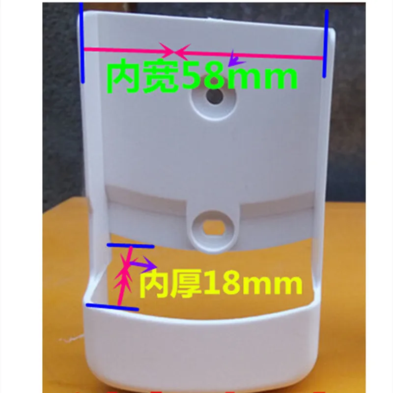 تلفزيون دي في دي مكيف الهواء جدار جبل حامل التحكم عن بعد الحائط 58 مللي متر * 18 مللي متر (2.28in * 0.70in)