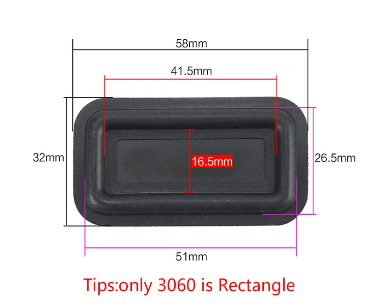 GHXAMP 2PCS Bass Passive Radiator Vibration Membrane Rubber for Auxiliary Low Frequency Subwoofer Protable Speaker Home-made DIY