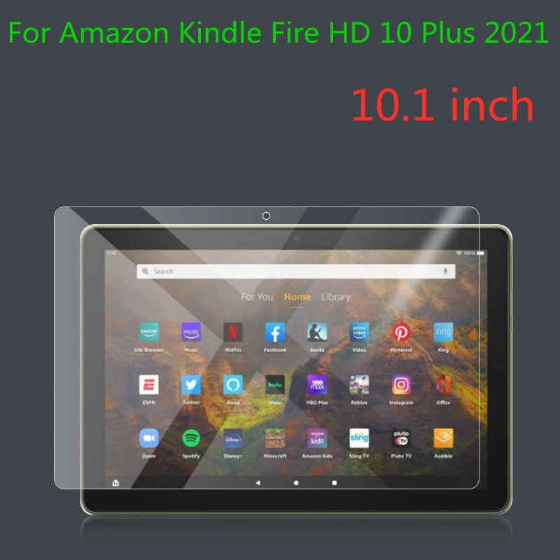 

Tempered Glass Screen Protector For Amazon Kindle Fire HD 10 Plus 2021 10.1 inch hd10 plus Tablet Protective Film