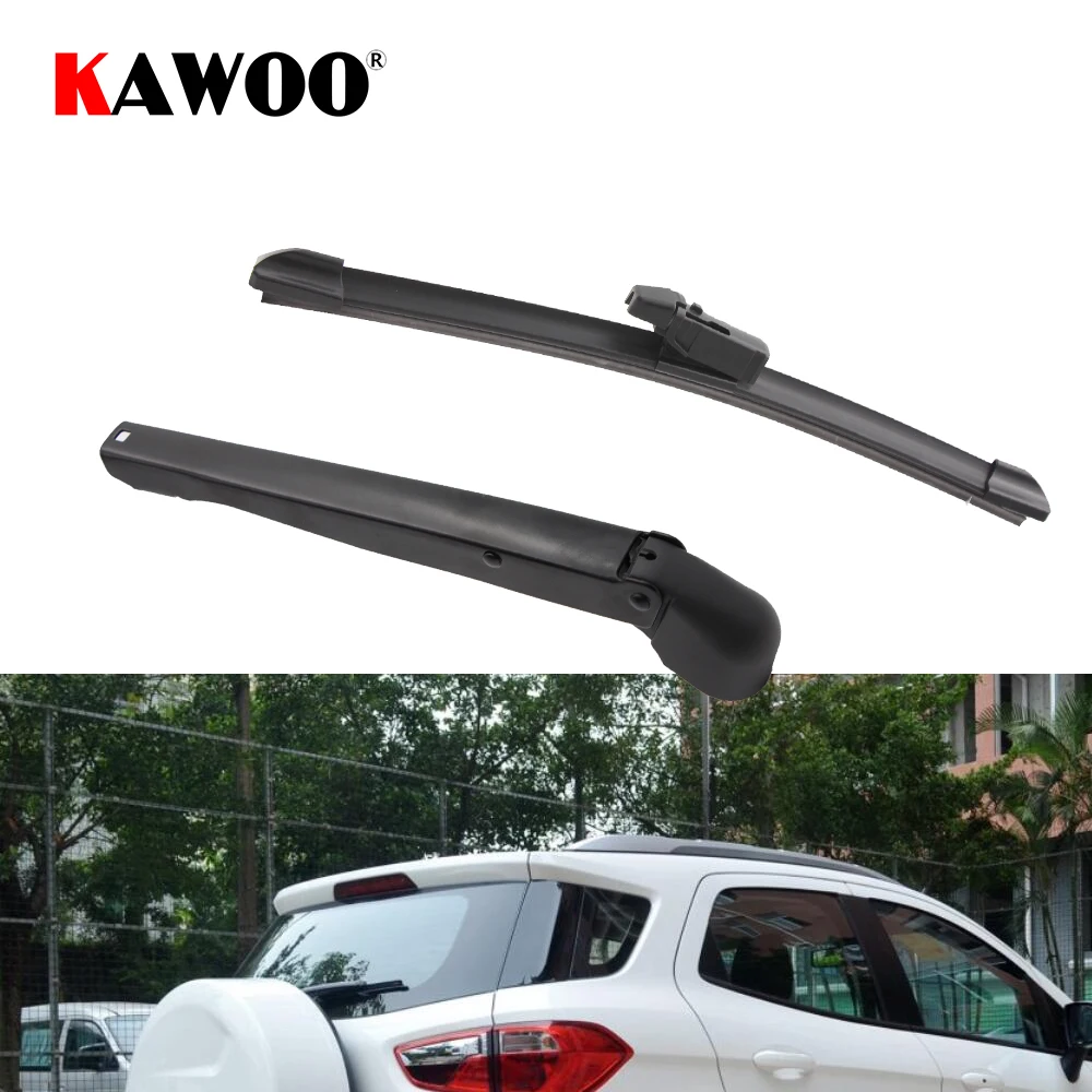 KAWOO Car Rear Wiper Blades Back Window Wipers Arm For Ford For Ecosport Hatchback (2013-2016) 280mm Auto Windscreen Blade