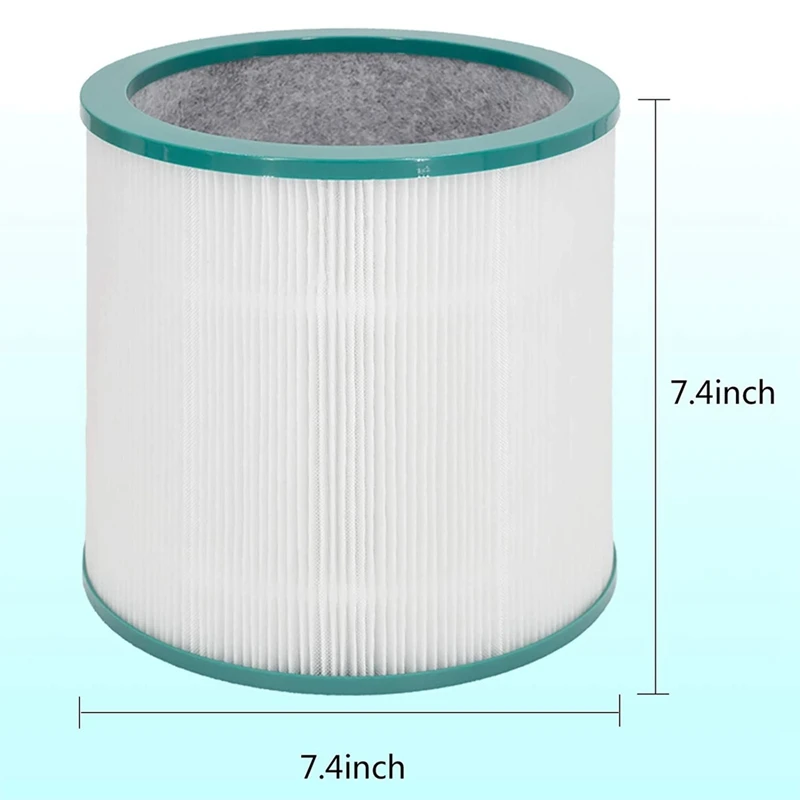 True HEPA Filter สำหรับ Dyson Tower เครื่องฟอกอากาศ Pure Cool Link TP01 TP02, TP03, Part 968126-03