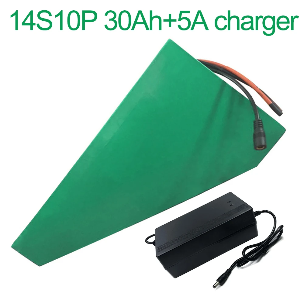 

With 5A charger 52V 30Ah 14S10P 18650 Li-ion Battery electric two Three wheeled motorcycle bicycle 330*310*200*70*70*45mm