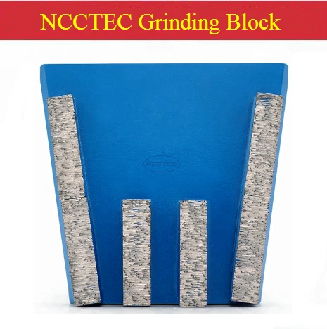 

6pcs Frankfurt Diamond Grinding blocks Pads shoes | Hard Granite Marble terrazzo polishing tools Frankfurt Quick Lock Connection