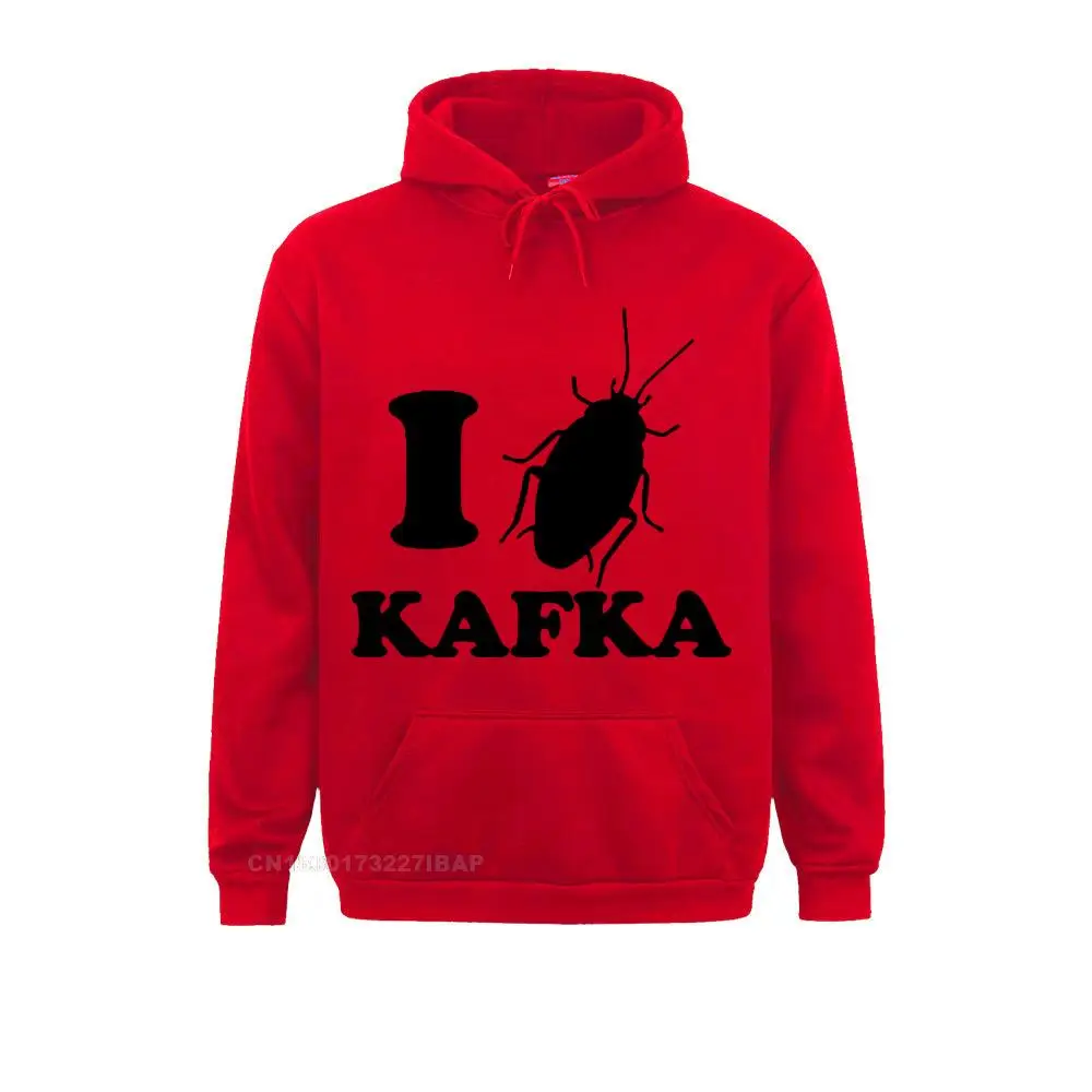 KAFKA Letter Printed Harajuku Hoodies Mens Long Sleeve Cotton Slim Pullovers Harajuku Hoodies Male Sprotwear TEE