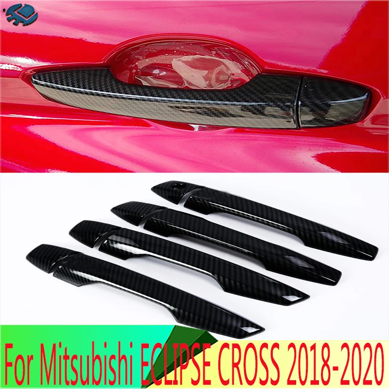 

For Mitsubishi ECLIPSE CROSS 2018 2019 2020-2024 Door Handle Cover Without Smart Key Hole Catch Cap Trim Molding Accessories
