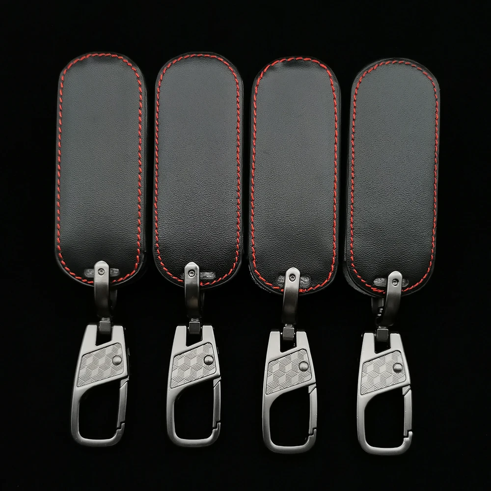 Remote Smart Car Leather Key Cover For Mazda 2 3 5 6 8 Cx3 Cx4 Cx5 Cx7 Cx9 M2 M3 M5 M6 Case 2/3/4 Button Accessories