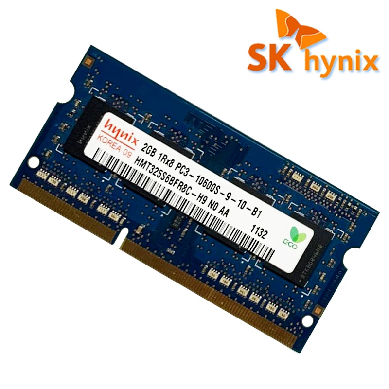 

PC3 2G 10600S original SK HYNIX ddr3 2GB 1333MHz ram sodimm laptop DDR3 memory support memoria notebook RAM