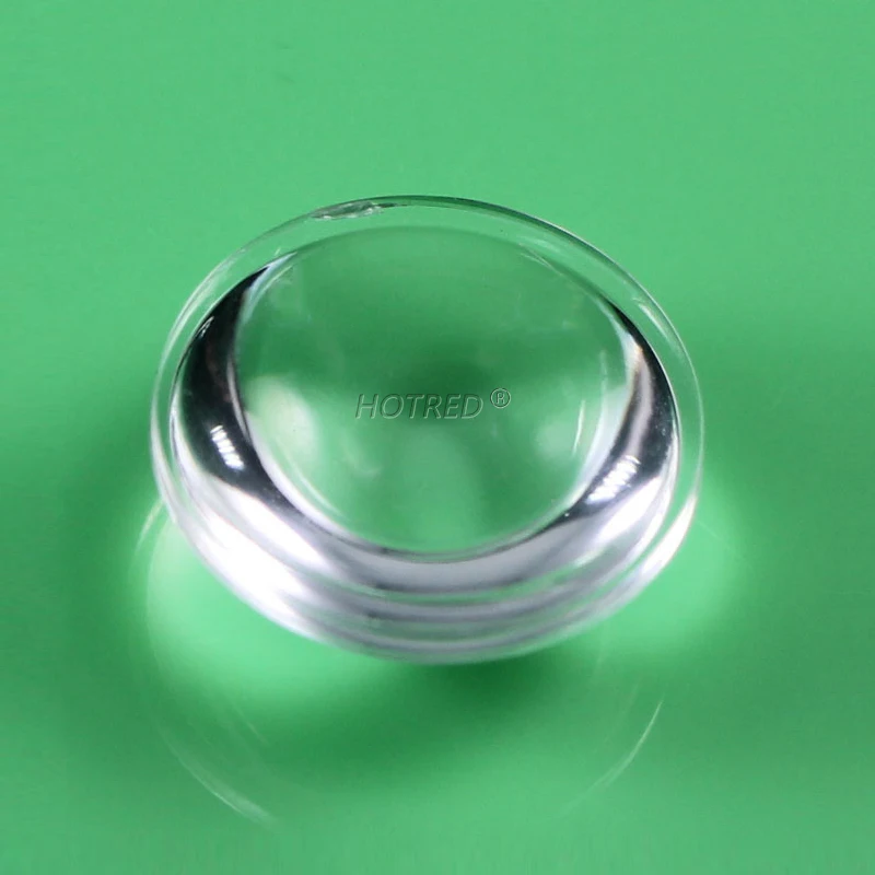 LED Lens 1W 3W 5W 23mm 24.5mm 60 Degree Optic Grade PMMA Lenses semi-circle Plano-convex For High Power Light Flashlight Lamp