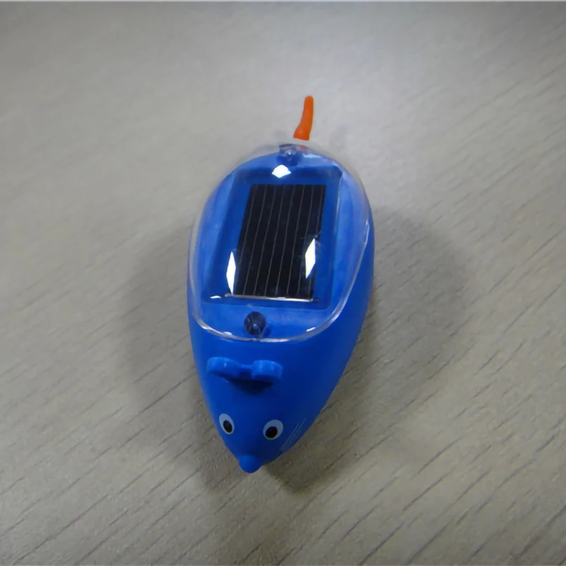 Solar toy car mouse Creativity Solar charging simulation mini mouse model Power Energy Solar playing fun gift children kids boys