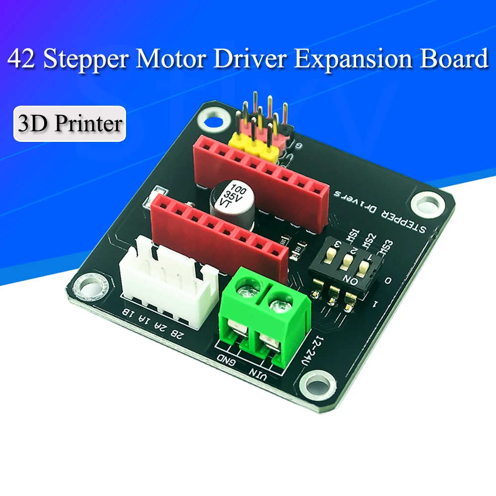 42 Stepper Motor Driver Expansion Board DRV8825 A4988 3D Printer Control Shield Module For Arduino  Ramps1.4 DIY Kit