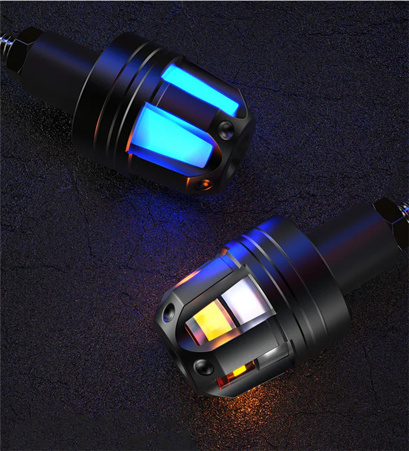 Motorcycle Electric Bicycle Turn Signal Lamp for Honda for Yamaha Haojue Handlebar Plug Trailer Trailer Carriage Lamp Rear Flash