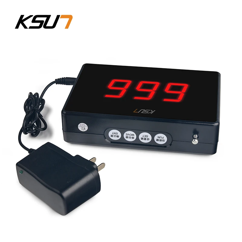 KSUN Q-12 Meal Taker Restaurant Wireless Caller Line Up To Take The Number Custom Logo Table Number Plate