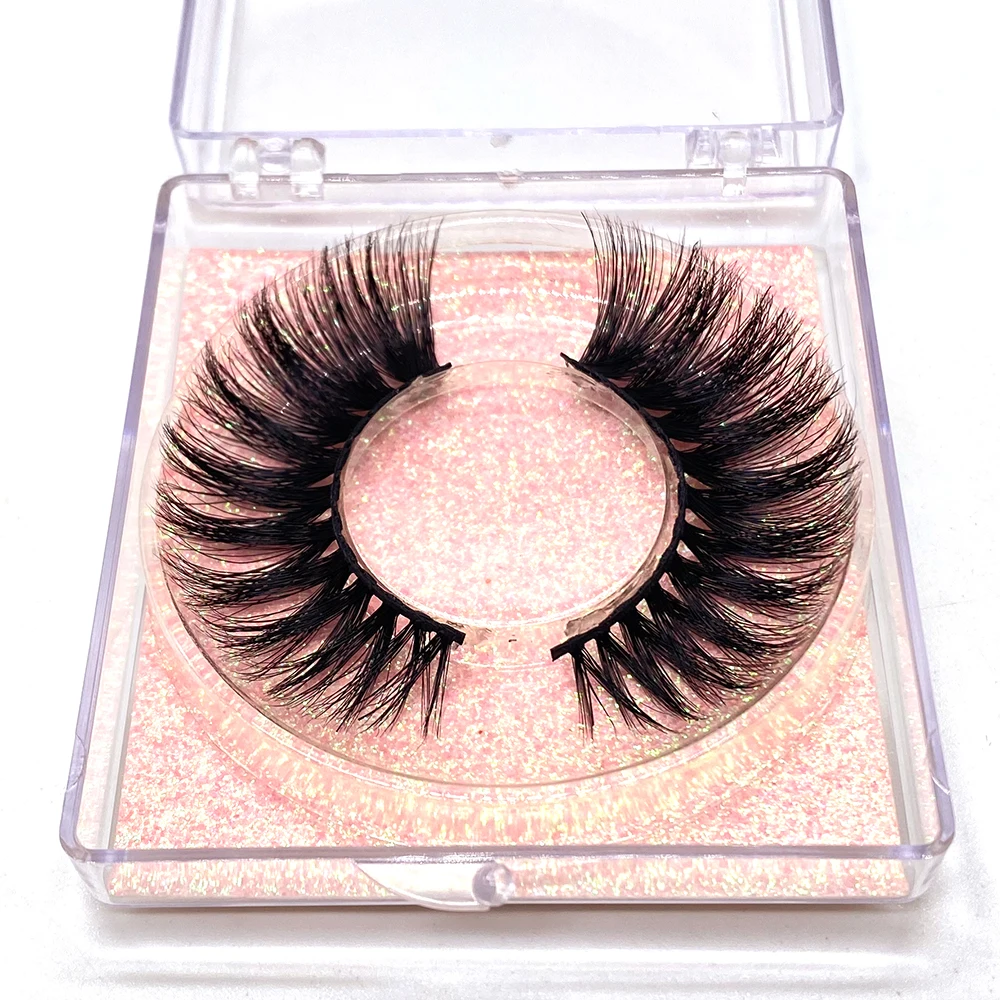 21mm 5D False Eyelashes Eye Make-Up Mink Hair Soft Hair Tips Natural Dyeing Wedding Trip Party Activities