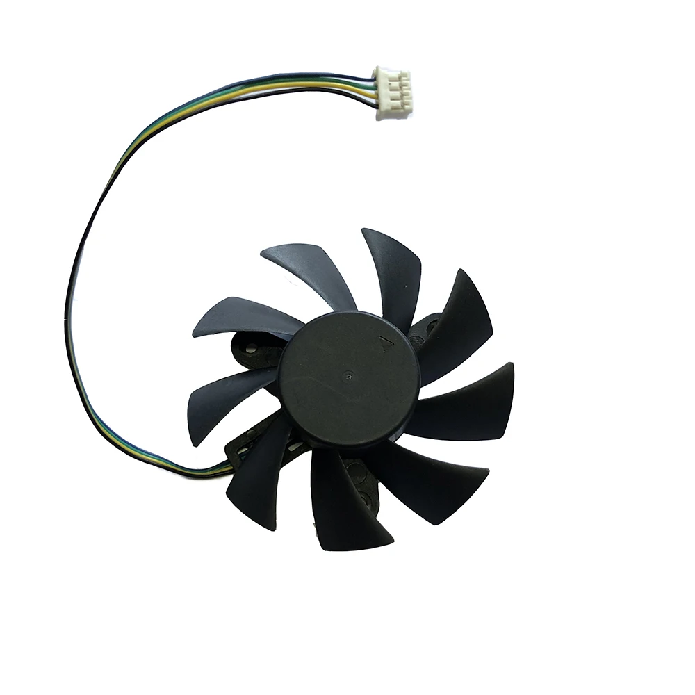 

Diameter 75mm Computer Radiator VGA Cooler Video Card Fan FD8015U12S For HIS HD5850 HD5830 5870 R7-260X Graphics Card Replace