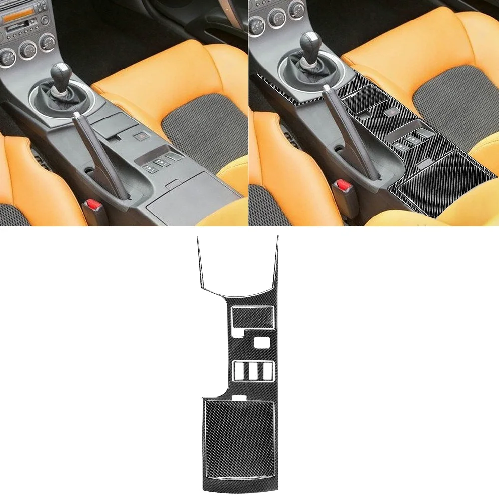 

For Nissan 350Z Z33 2003-2005 Car Carbon Fiber Accessories Center Console Accent Heated Seat Control Sticker Modified Interior