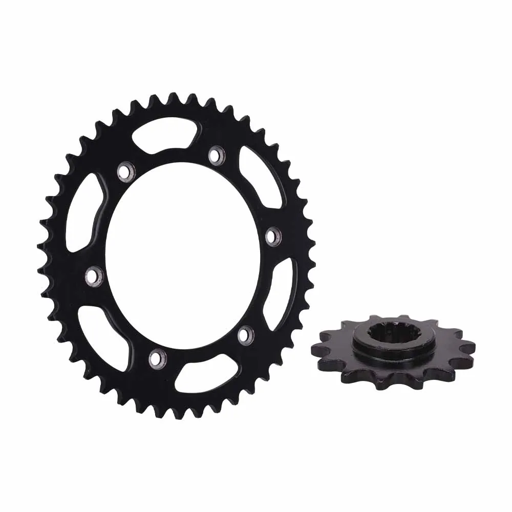 CVK Motorcycle Accessories Front and Rear Chain Sprocket & Chain For HONDA CBR400 NC23 CBR400RR CBR 400