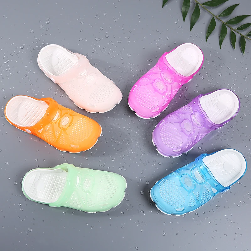 2020 blue Clogs Women Sandals  Shoe EVA Lightweight Unisex Colorful Shoes Outdoor  Wading Summer Beach Sandles