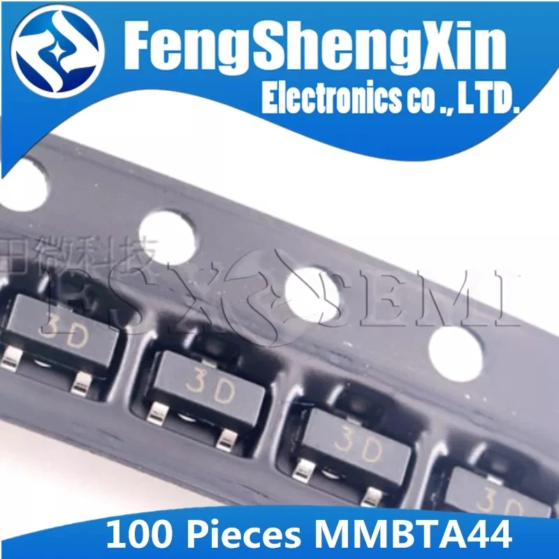 100PCS MMBTA05 1H MMBTA06 1G MMBTA42 1D MMBTA44 3D MMBTA55 2H MMBTA56 2G MMBTA92 2D MMBTA94 4D SOT-23 Transistor