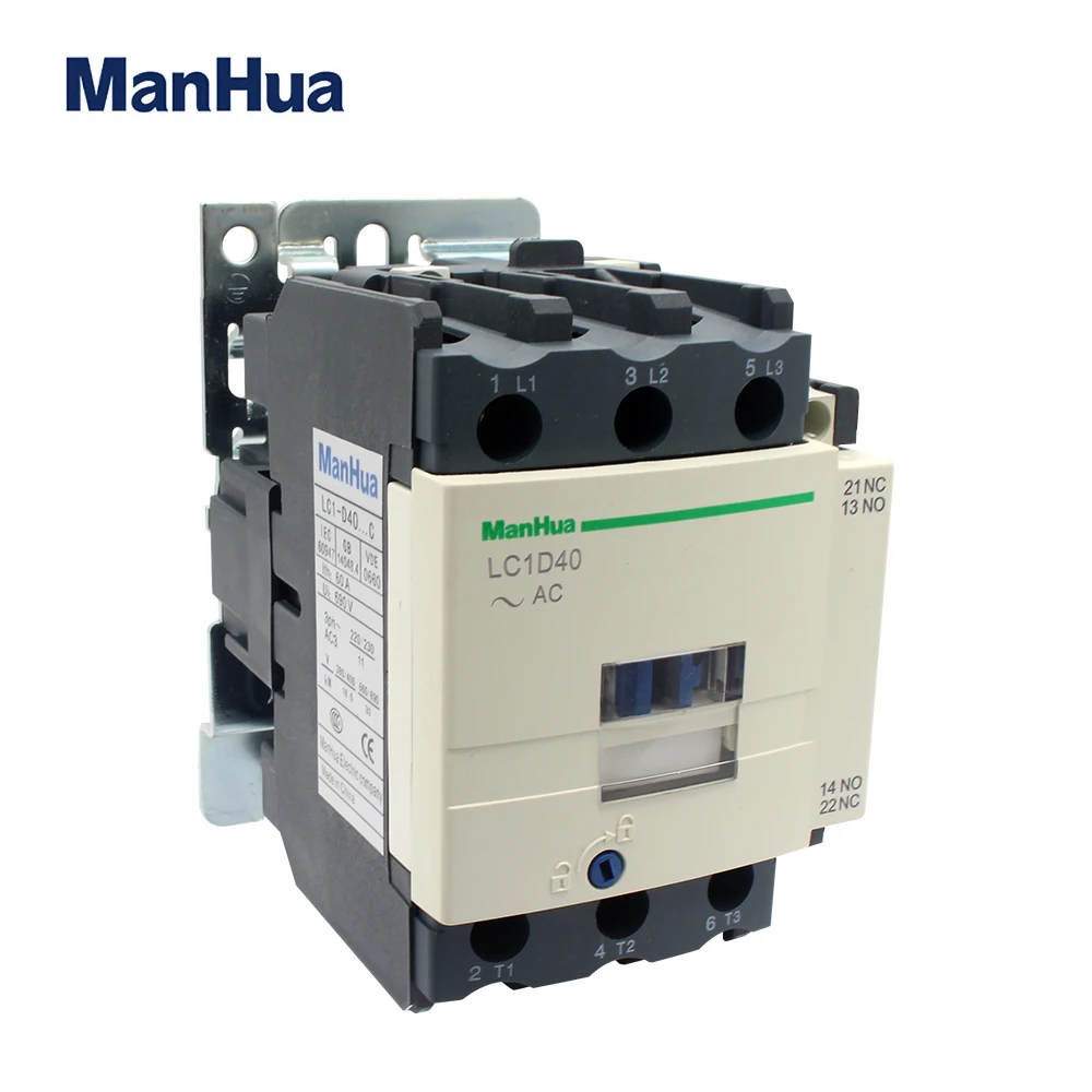 ManHua Online Shopping LC1-D40 3P+No+Nc Modular AC/DC Contactor Motot Protection 40A Electrical Magnetic Contactor Auto Winche