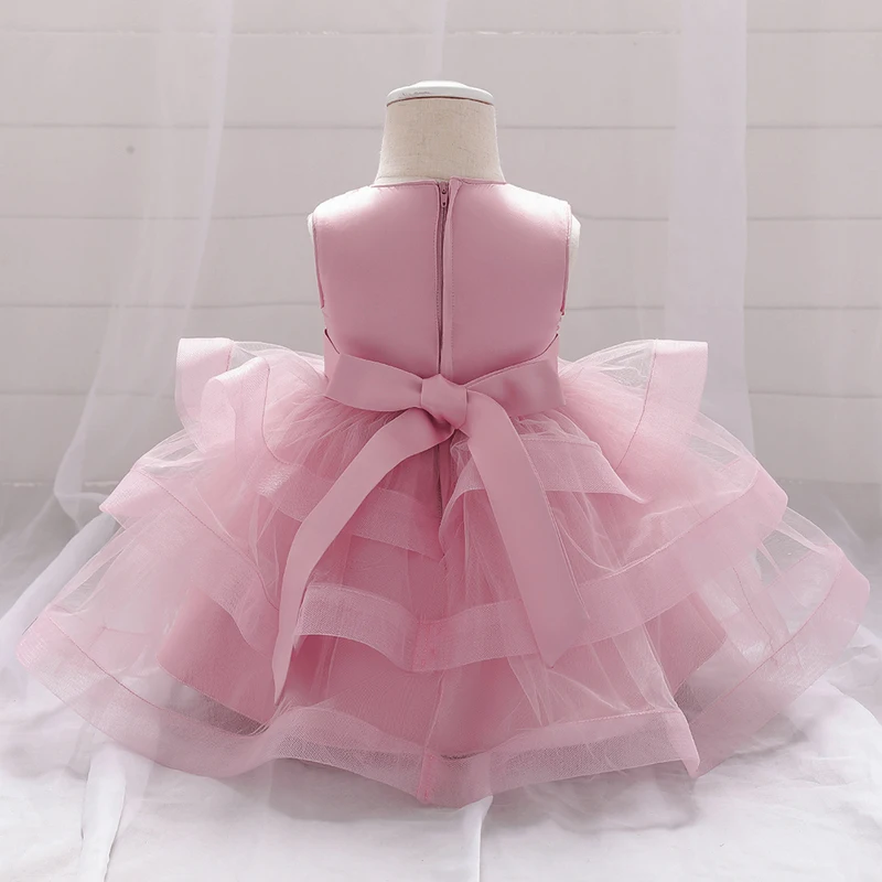 Toddler Ceremony 1st Birthday Dress For Baby Girl Clothing Sequin Princess Dresses Baptism Gown Girls Party Wedding Dress